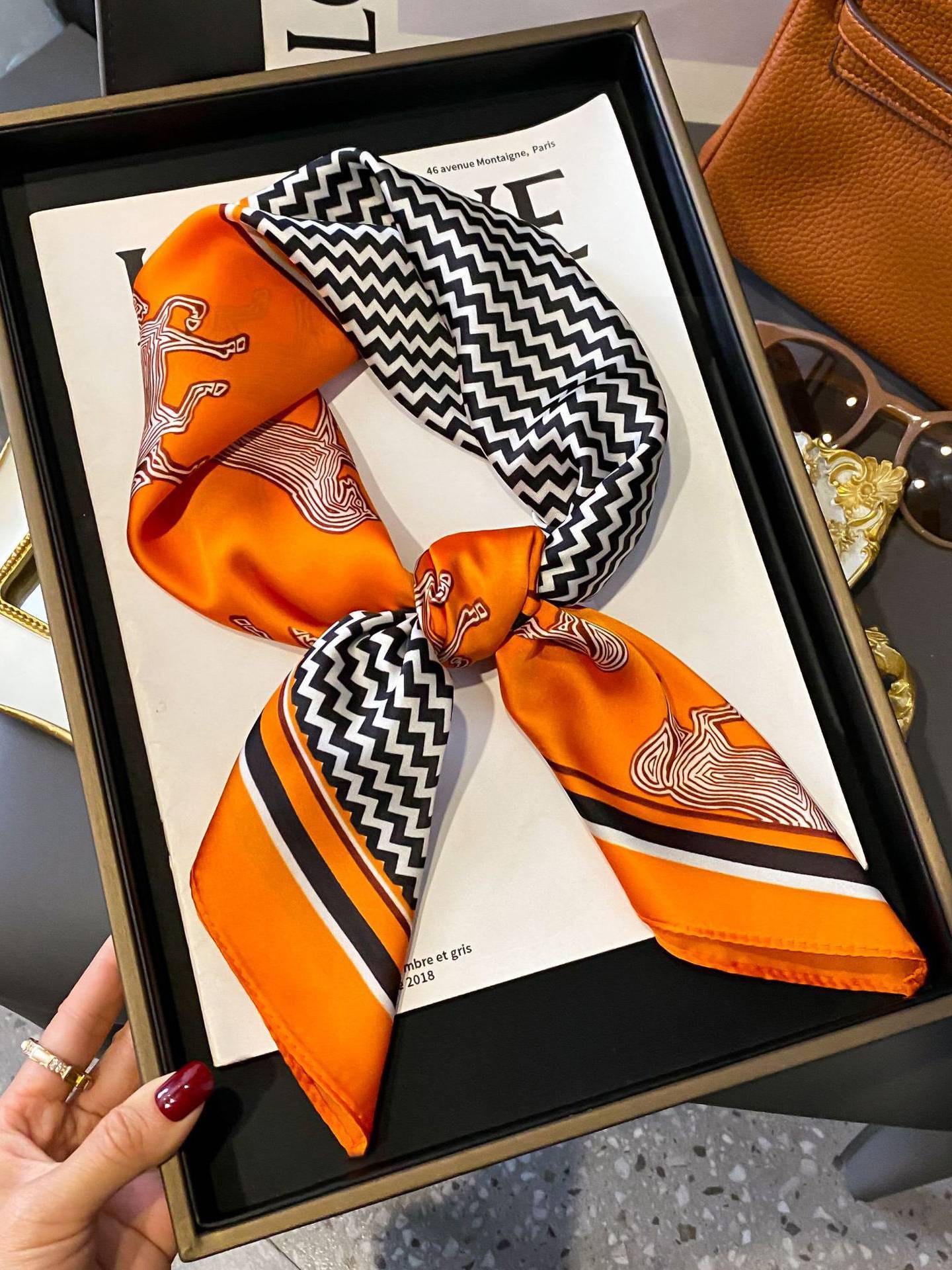 Classic Print Scarf Turban