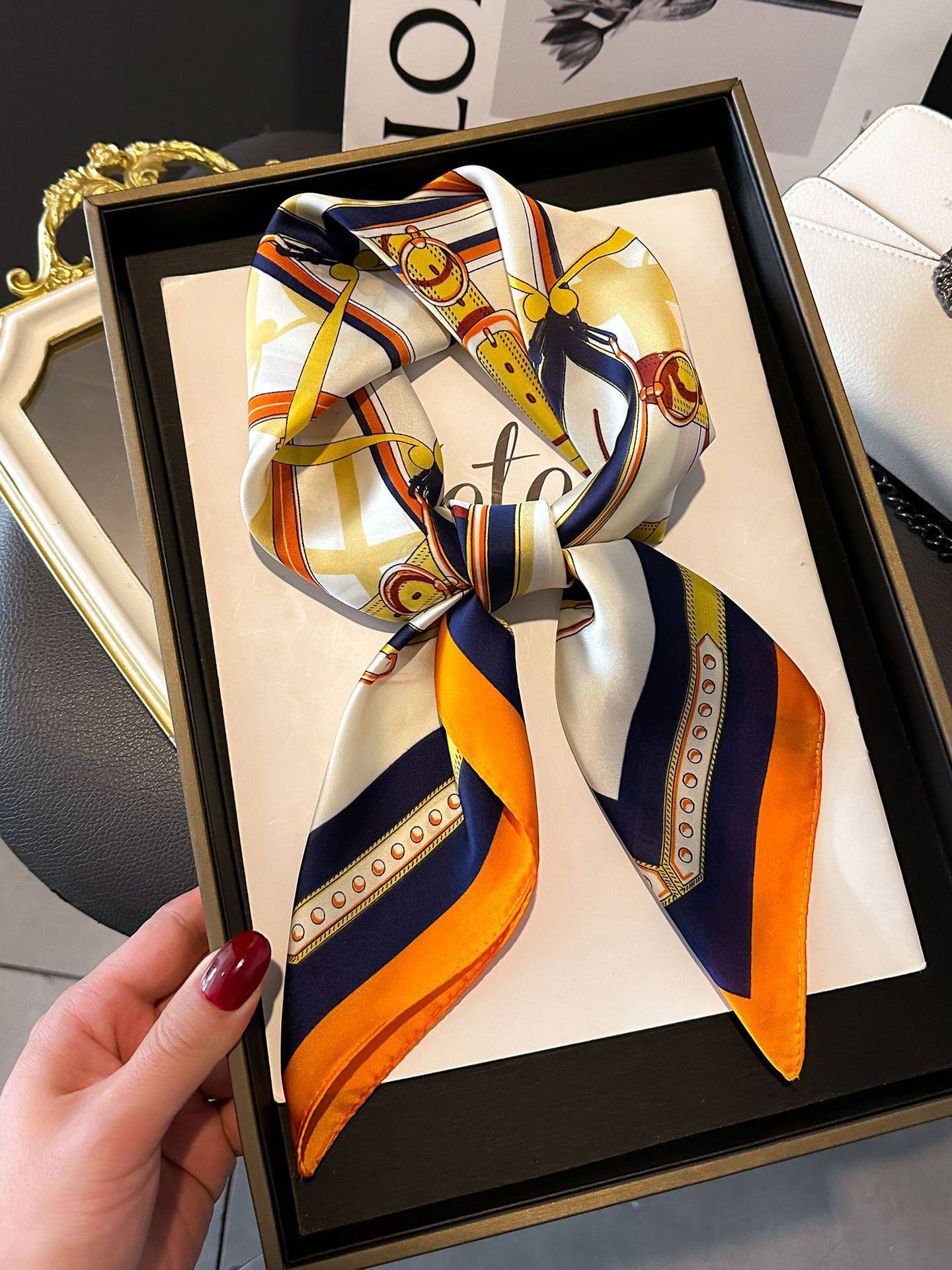 Classic Print Scarf Turban