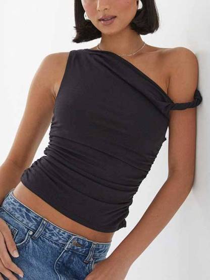 Twist Off-Shoulder T-Shirt