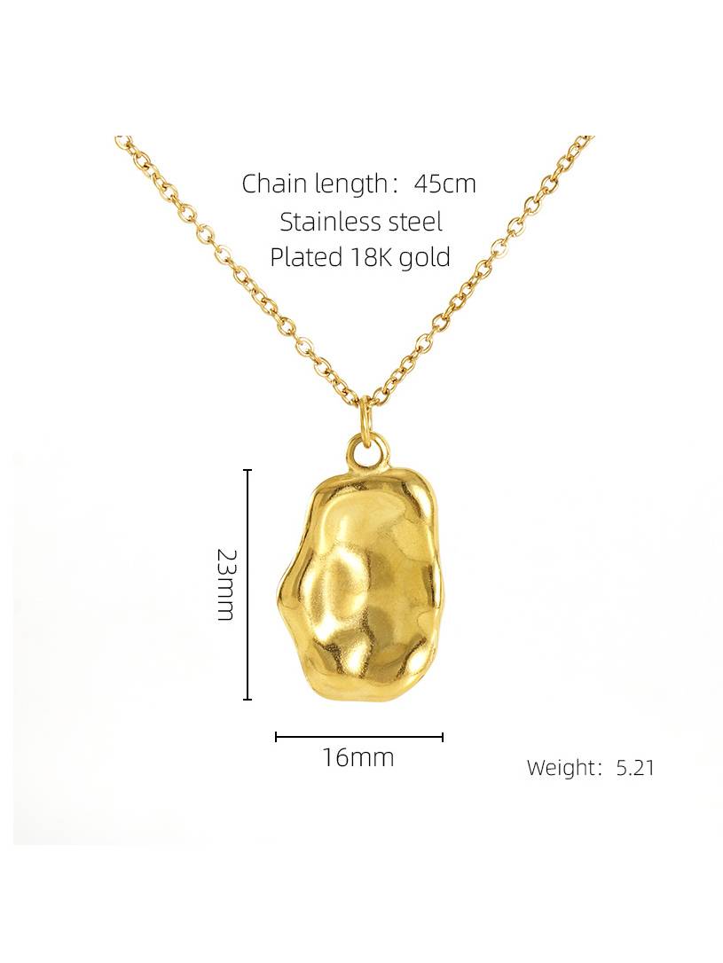 Gold-plated Clavicle Necklace
