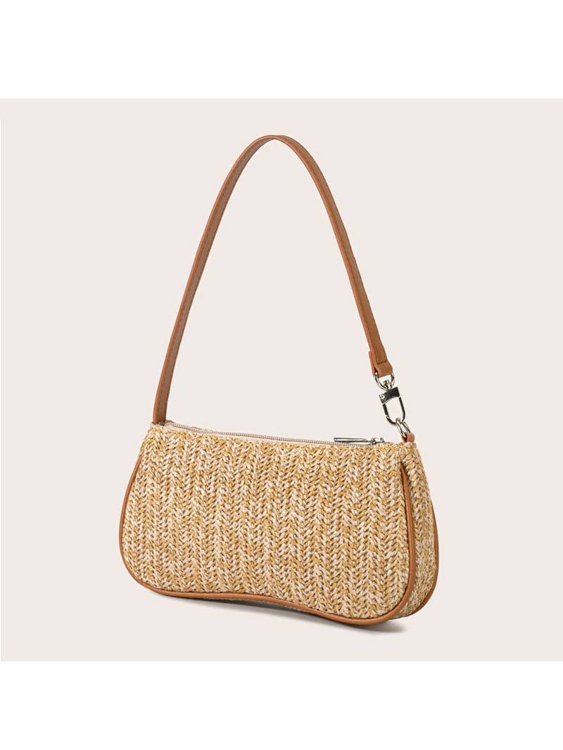 Straw Underarm Bag