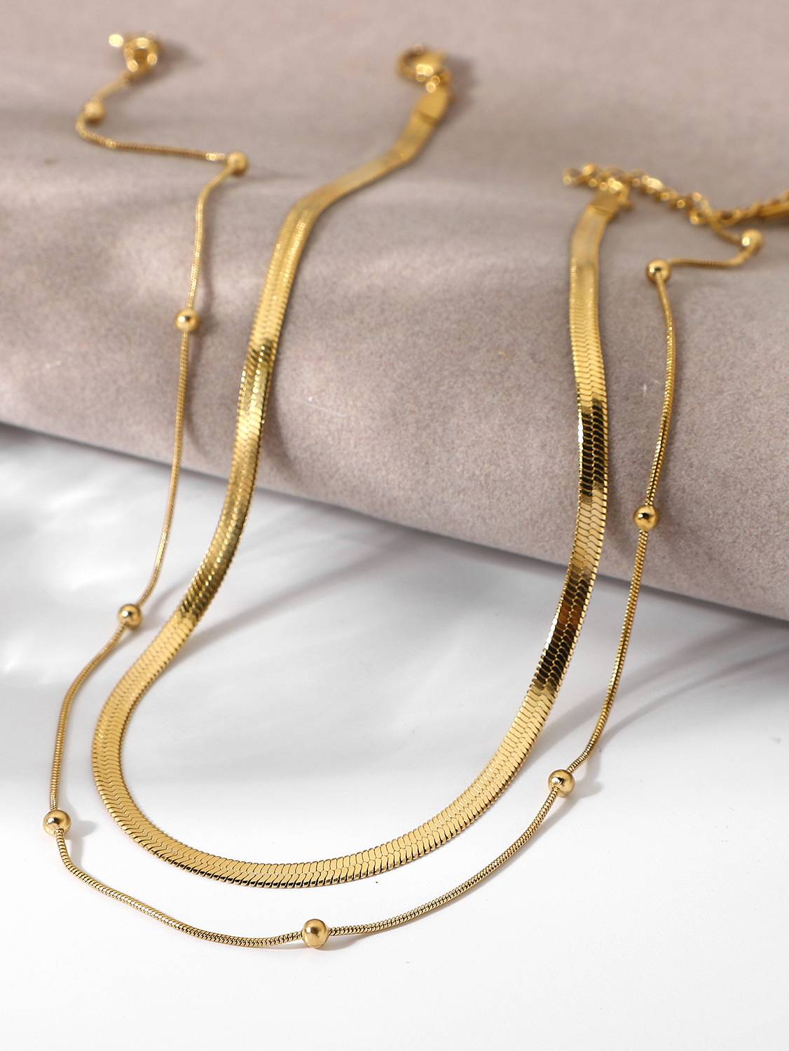 Minimalist Double-layer Necklaces