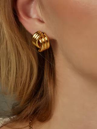 Unique Design Streamlined Earrings