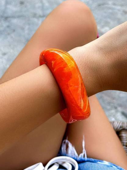 Geometric Translucent Bracelet
