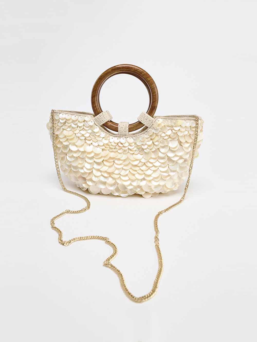 Handmade Shell Handbag Chain Bag