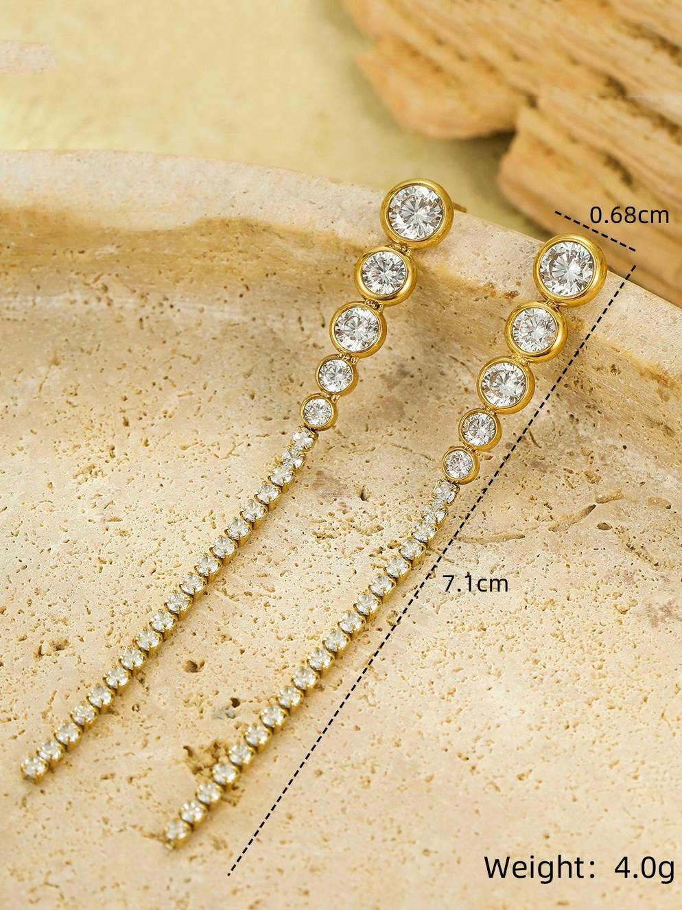 Minimalist Pendant Earrings