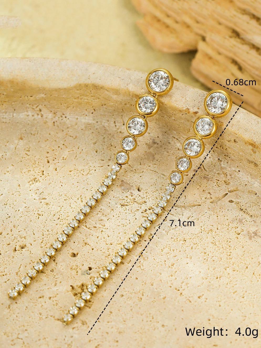 Minimalist Pendant Earrings