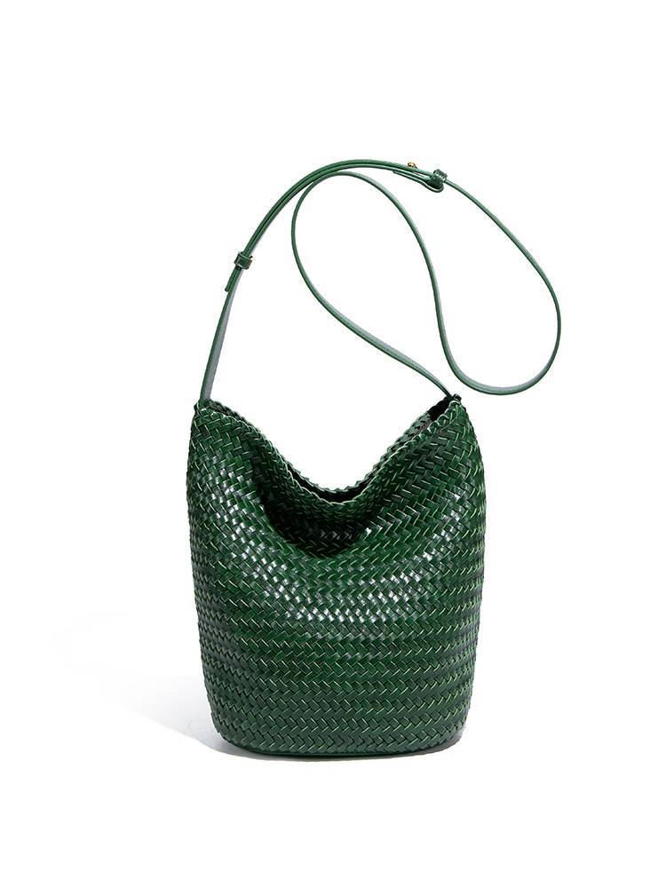 Woven Tote Bag Shoulder Bag Bucket Bag