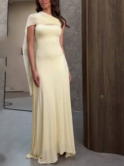 Ribbon Design Multi-way To Wear Maxi Dress