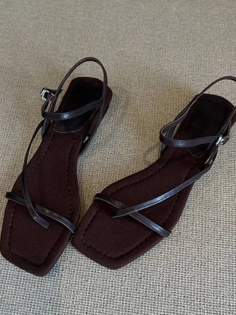 Minimalist Strap Flat Sandals