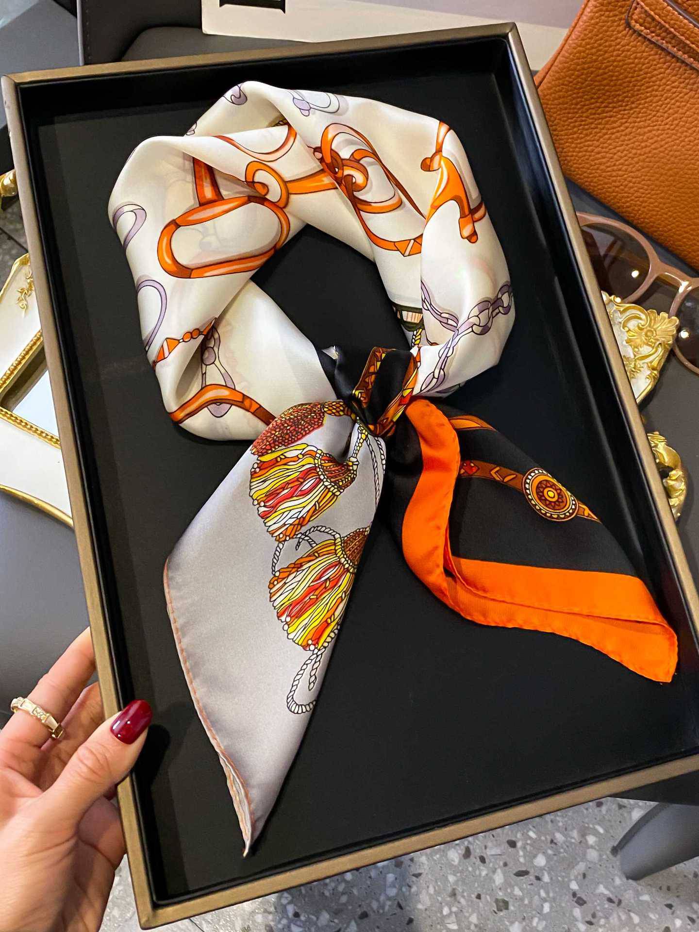 Classic Print Scarf Turban