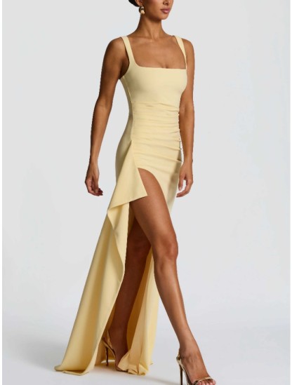 Side Slit Sling Maxi Dress