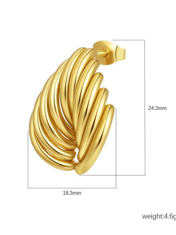 Minimalist Old Money Streamlined Earrings