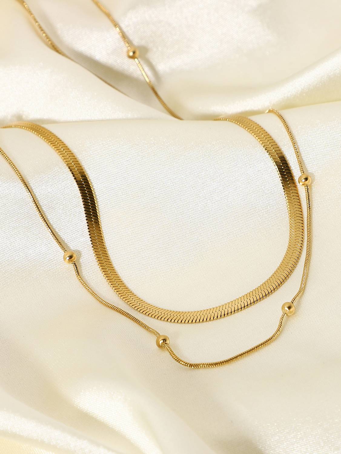 Minimalist Double-layer Necklaces