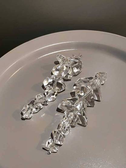 Unique Ice Cube Earrings