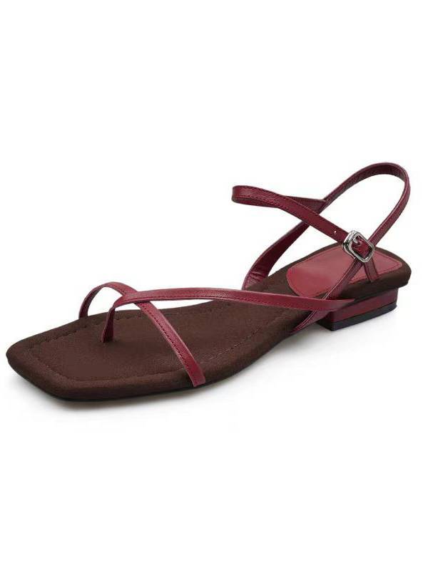 Minimalist Strap Flat Sandals