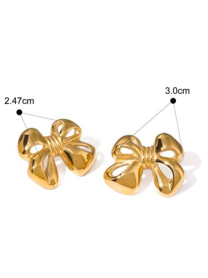 Bowknot Earrings Ring Necklace