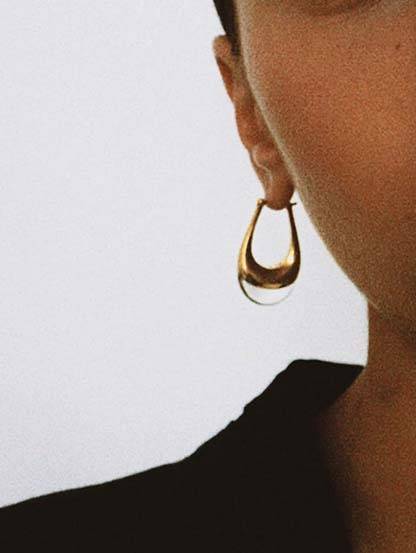 Minimalist Water Drop Earrings