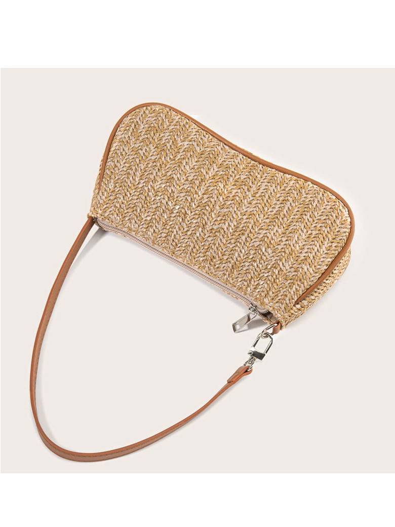 Straw Underarm Bag