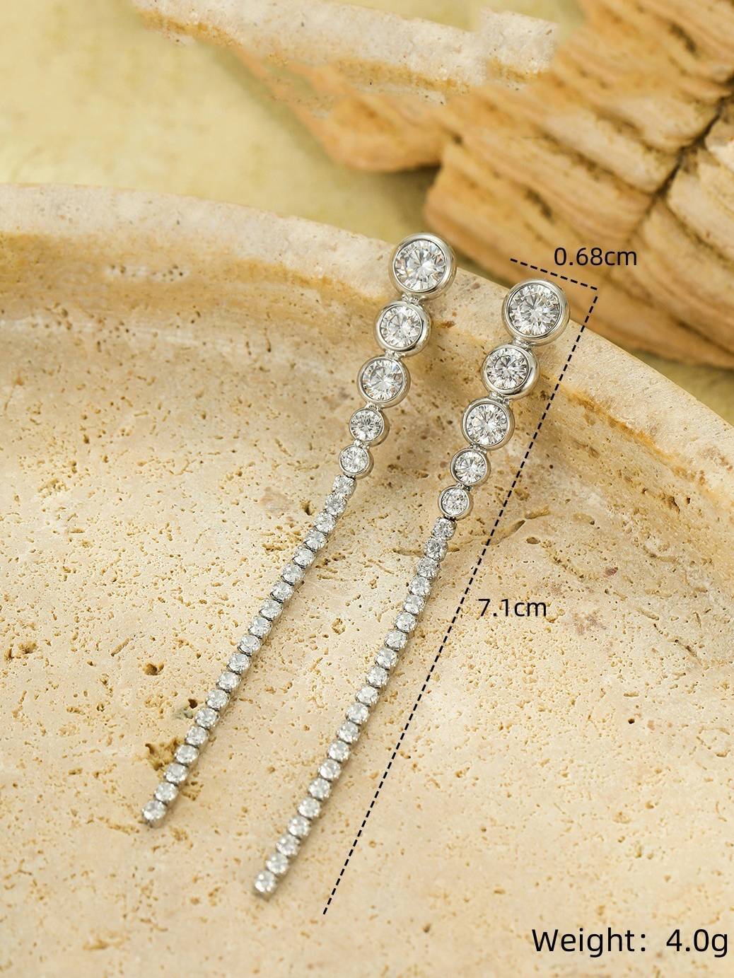 Minimalist Pendant Earrings