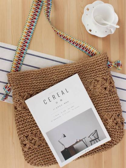 Vintage Bohemian Straw Bag