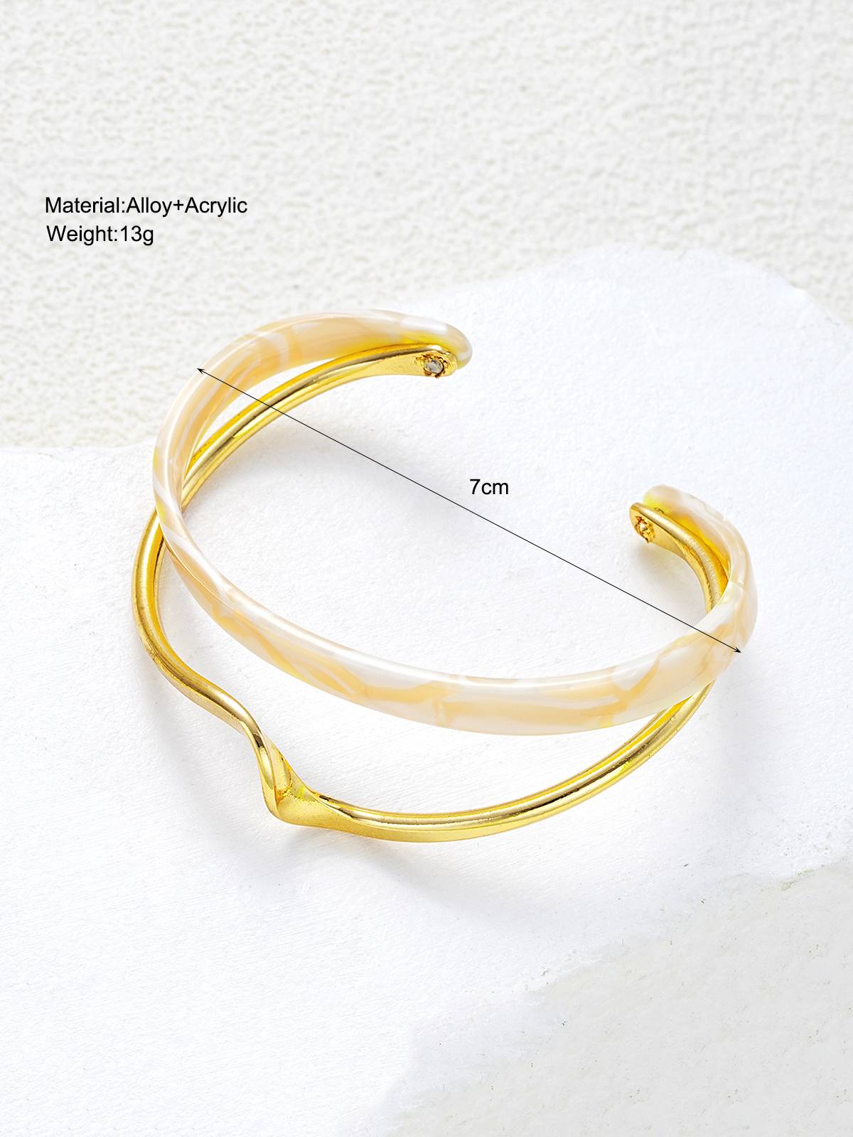 Unique Stitching Streamlined Bracelet