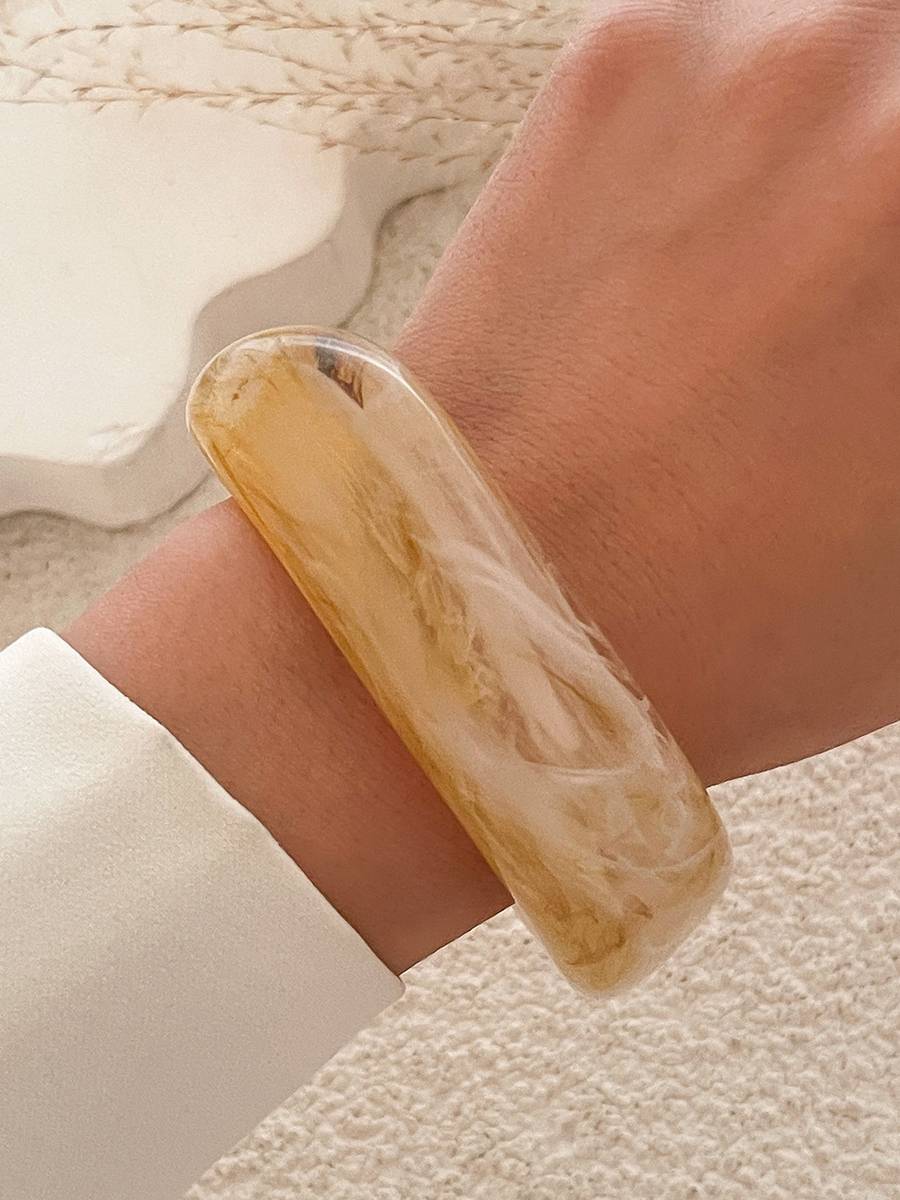 Geometric Translucent Bracelet