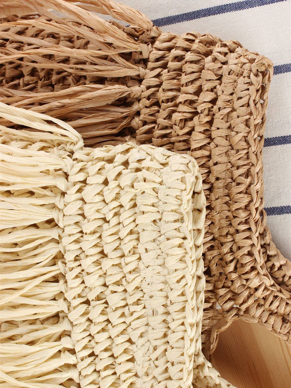 Hand-woven Seaside Holiday Straw Bag