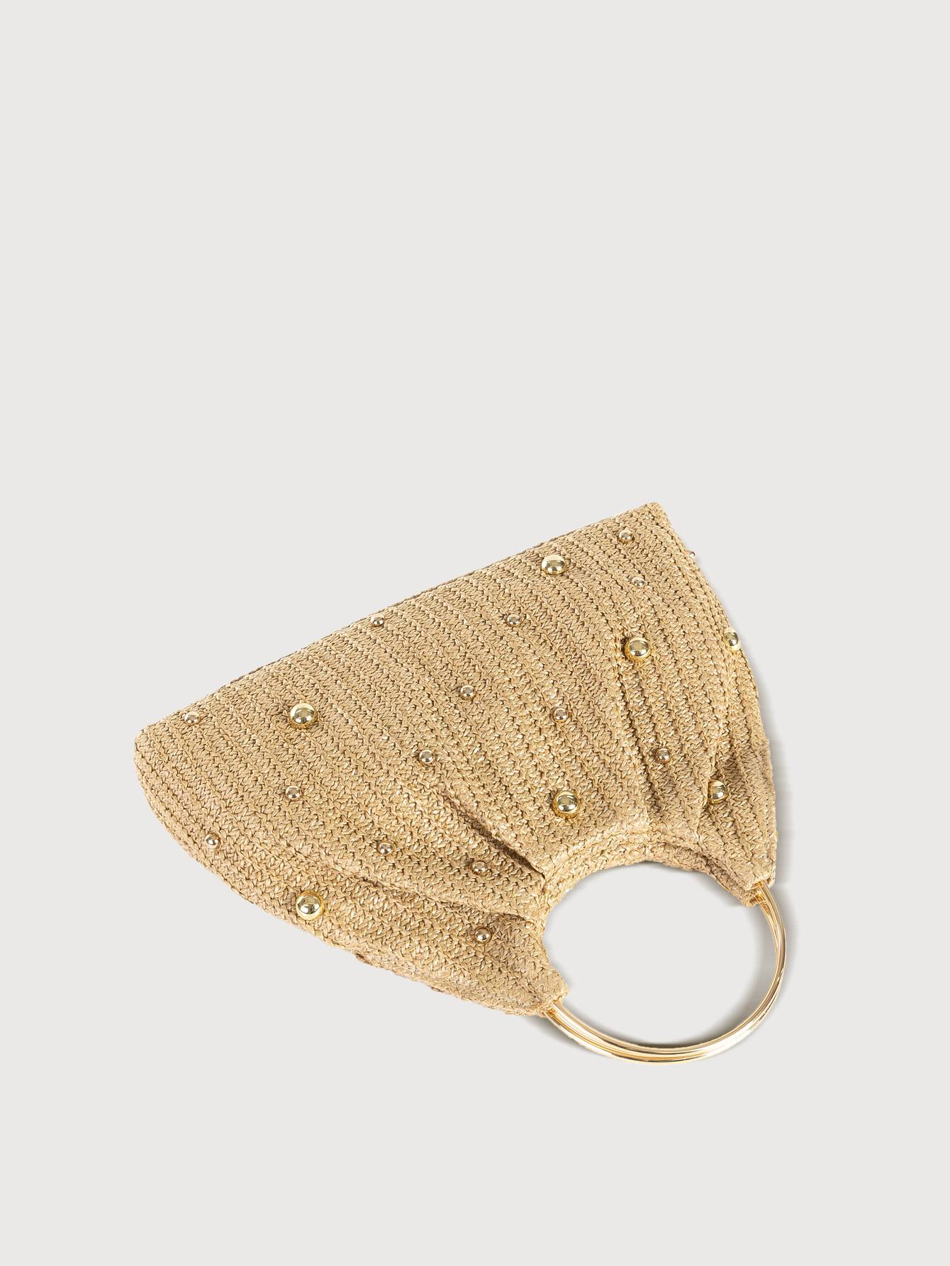 Vacation Style Straw Handbag