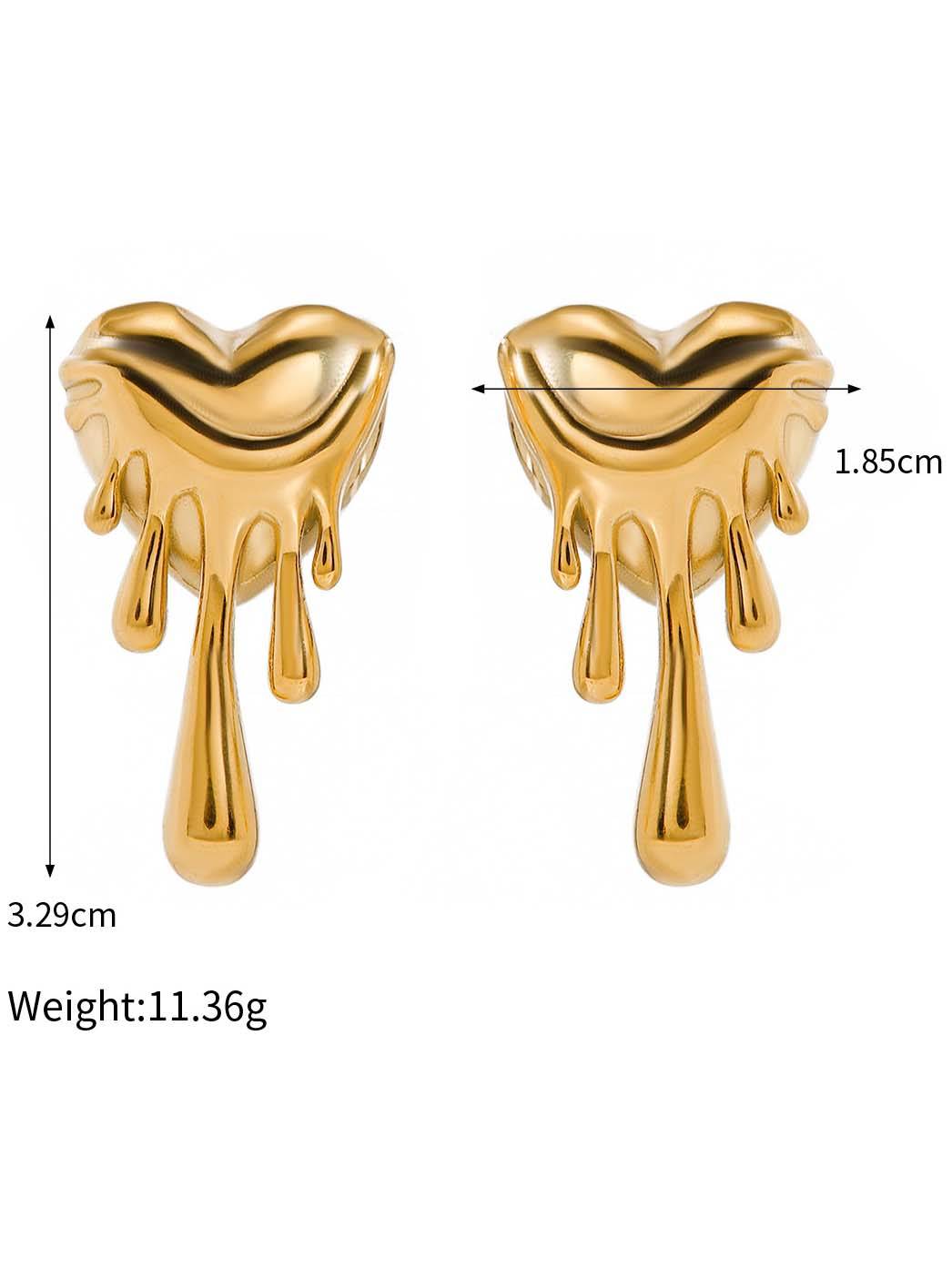 Melting Heart Earrings