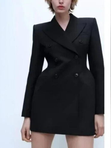 Minimalist Suit Mini Dress