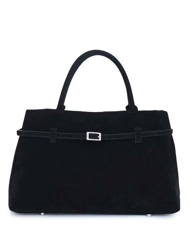 Vintage Nubuck Leather Tote Bag