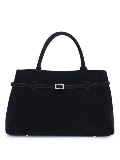 Vintage Nubuck Leather Tote Bag