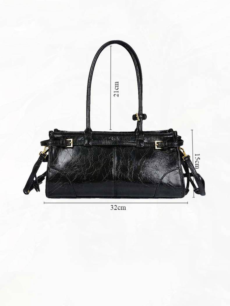 Soft Boston Bag Baguette Bag Underarm Bag Handbag