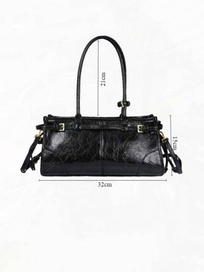 Soft Boston Bag Baguette Bag Underarm Bag Handbag