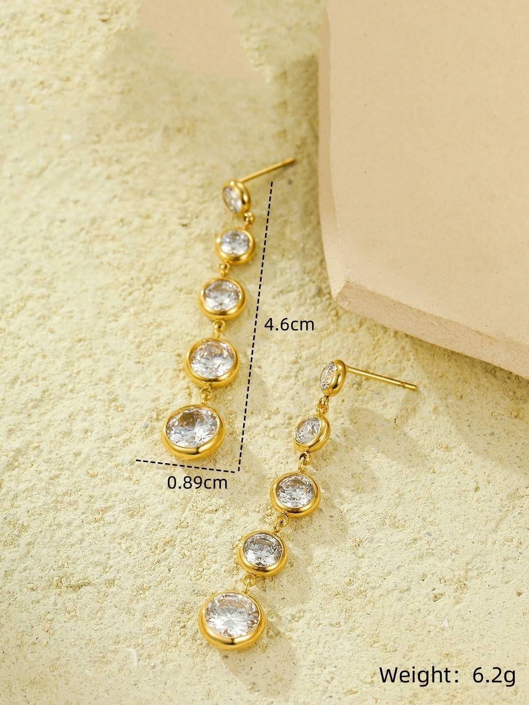 Minimalist Pendant Earrings