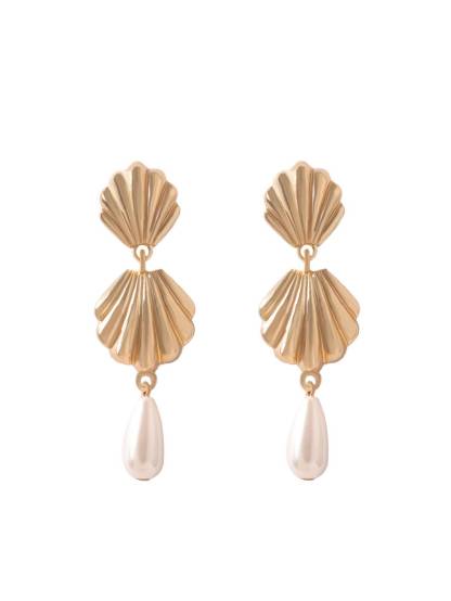 Shell Pearl Earrings