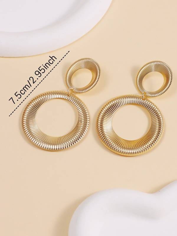 Minimalist Double Hoop Earrings
