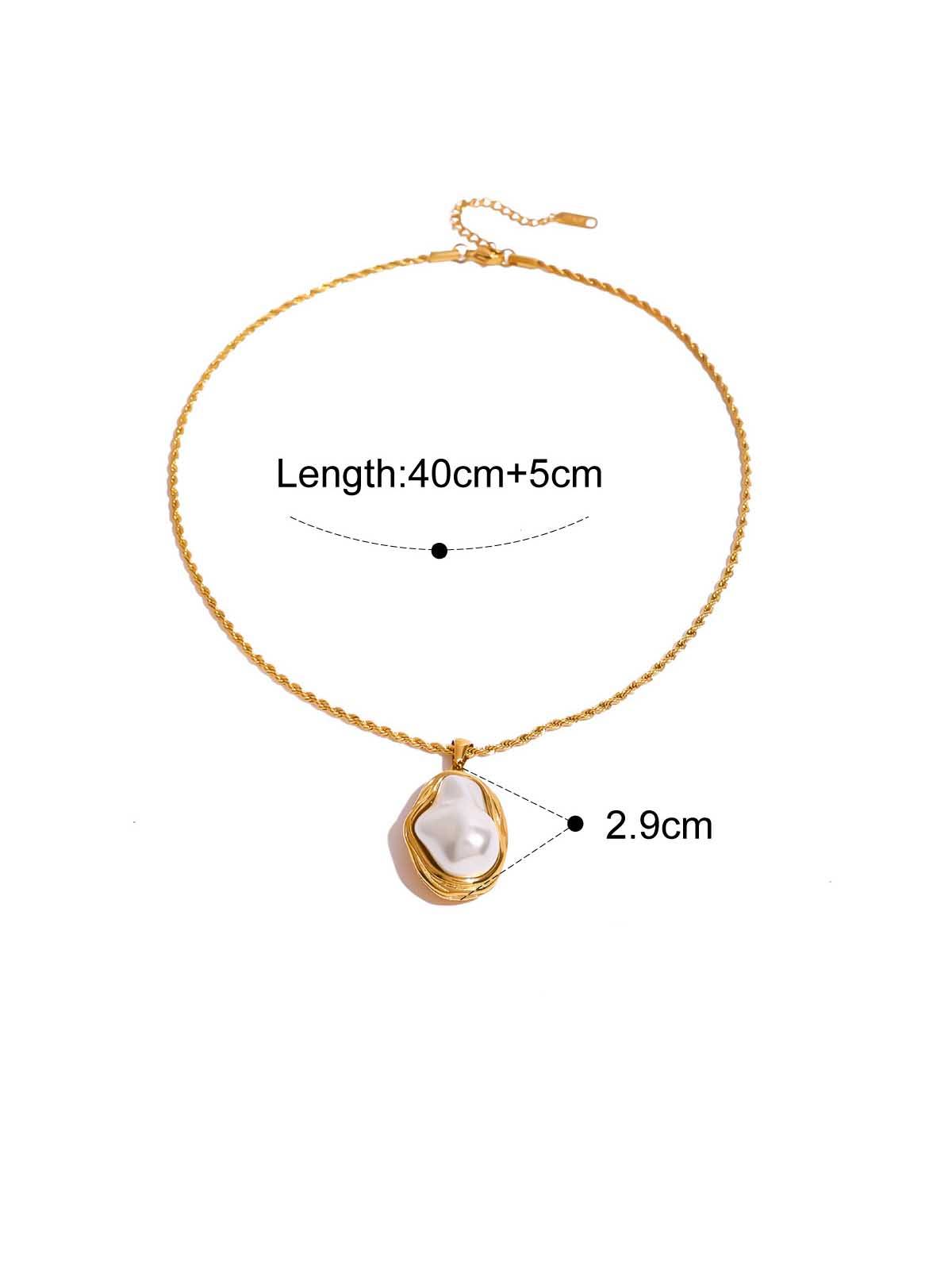 Pearl Necklace Earrings Ring