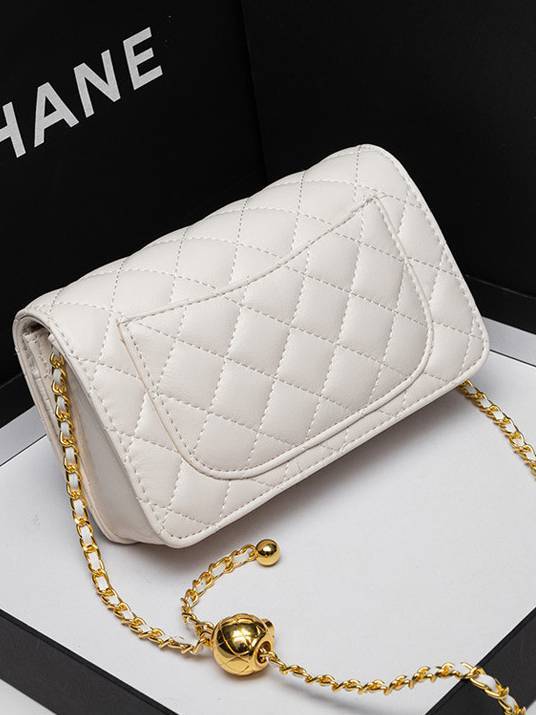 Elegant Camellia Clutch Chain Bag
