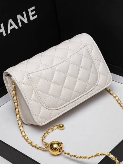 Elegant Camellia Clutch Chain Bag