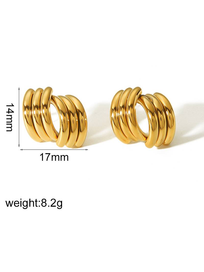 Unique Design Streamlined Earrings