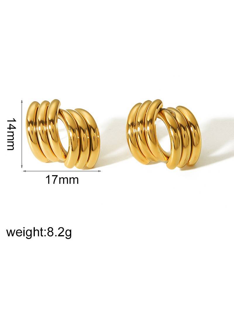 Unique Design Streamlined Earrings