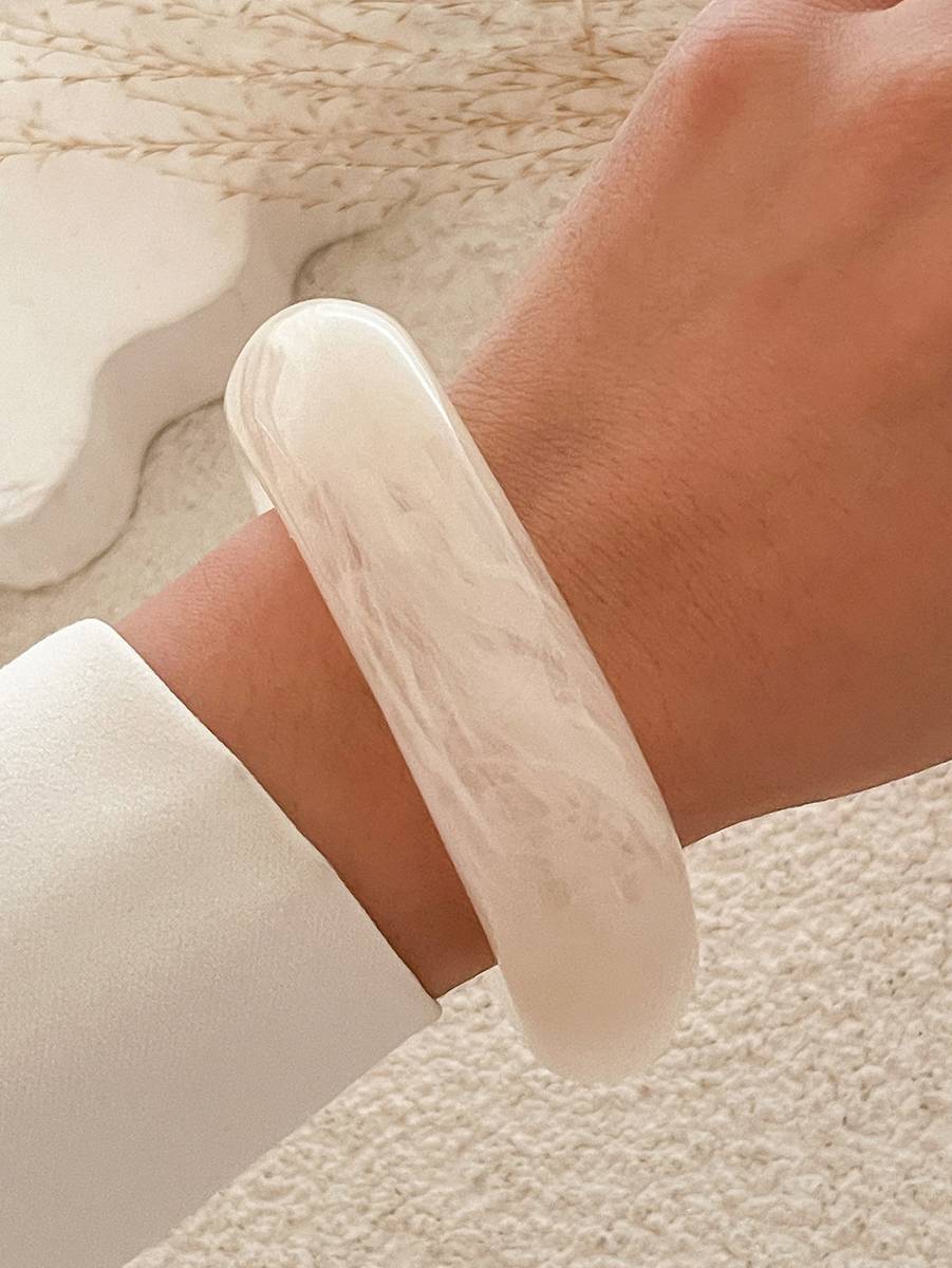 Geometric Translucent Bracelet