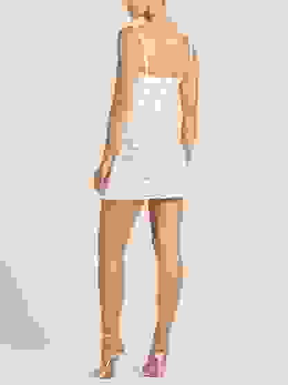 Light Luxury Glitter Sling Mini Dress