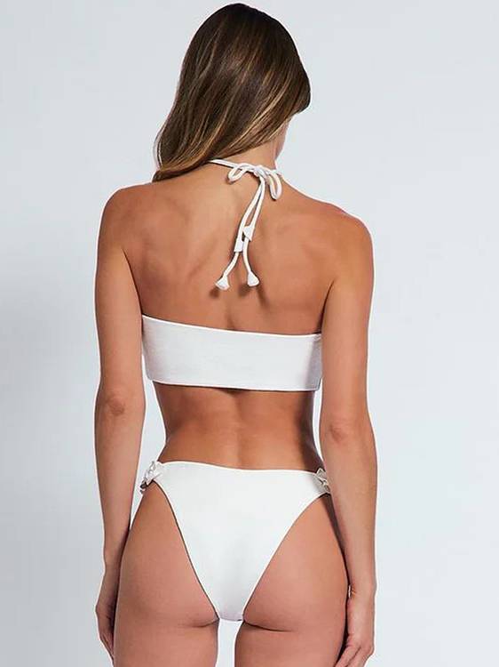 Three-dimensional Flower Bikini Two-piece Set