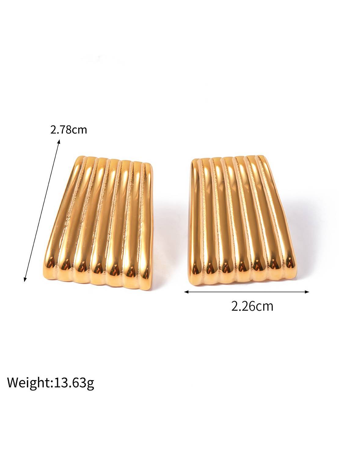 Minimalist Striped Earrings