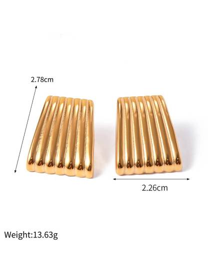 Minimalist Striped Earrings