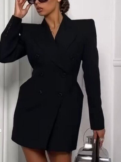 Minimalist Suit Mini Dress