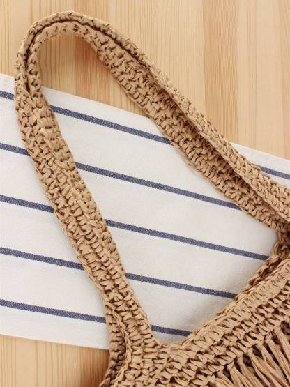 Hand-woven Seaside Holiday Straw Bag
